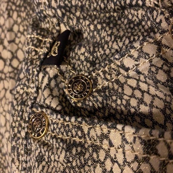 Rock & Republic Berlin Snakeskin Metallic Pant - Picture 4 of 9